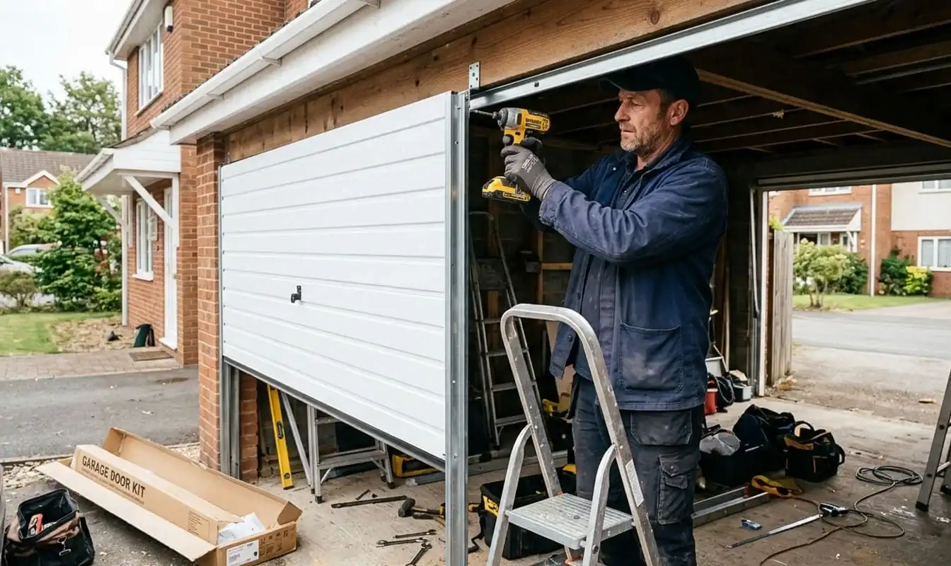 New garage door on a Murfreesboro Tennessee home