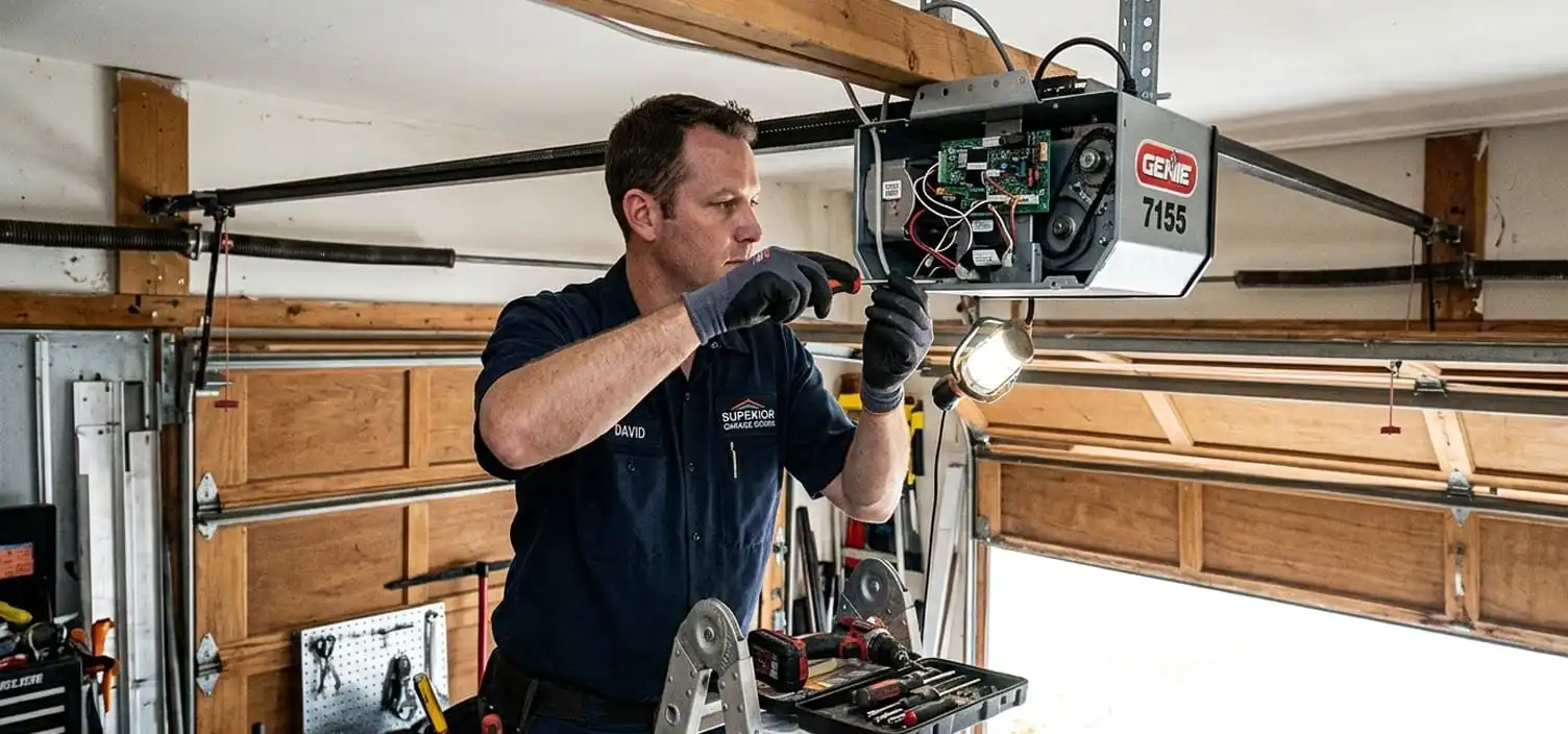 Professional garage door repair technician in Smyrna Tennessee