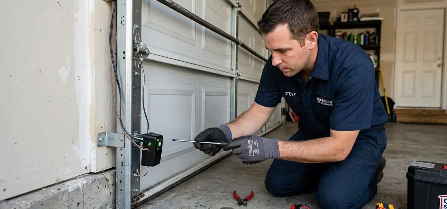 Garage door safety sensor repair in Smyrna TN