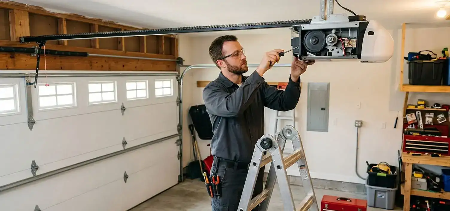 LiftMaster Chamberlain garage door opener repair technician in Franklin TN