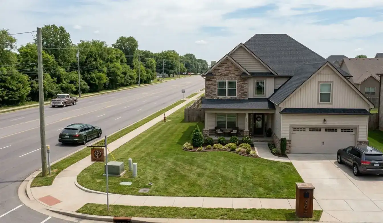 Newer La Vergne subdivision home along Waldron Road
