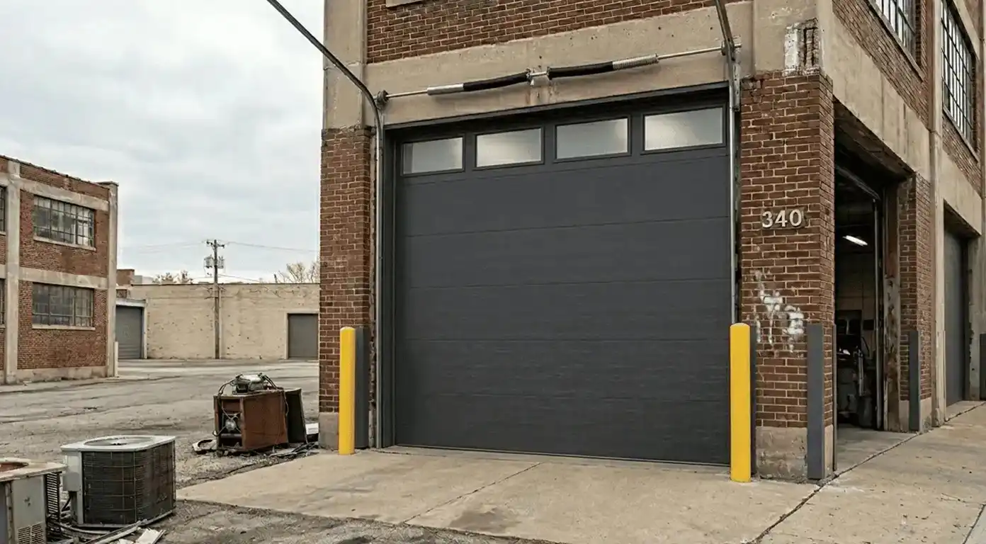 commercial garage door after replacement murfreesboro tn