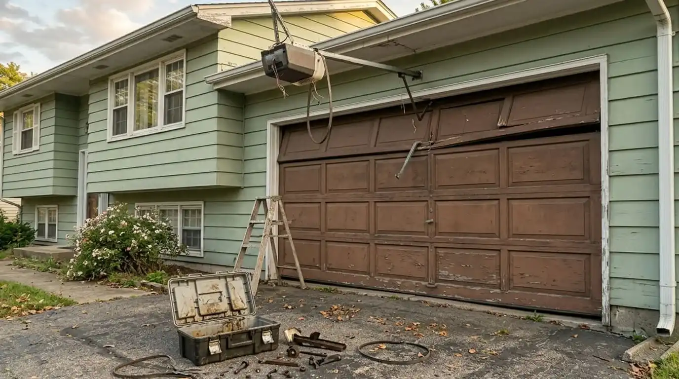 Local garage door repair service before project completion in Murfreesboro TN