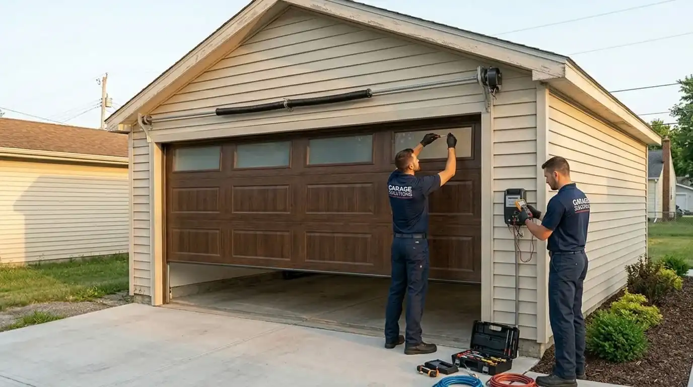 residential garage door after replacement murfreesboro tn