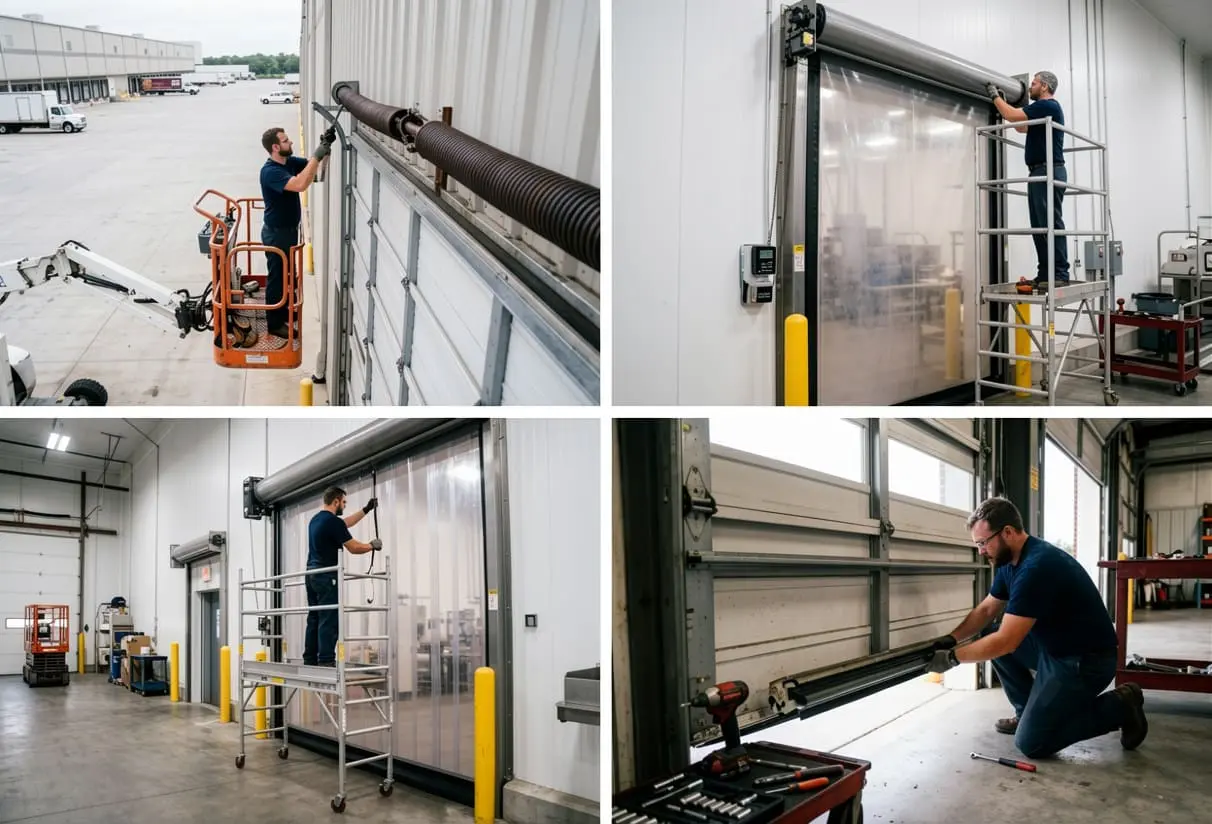 Residential garage door repair service for homes in Franklin Tennessee