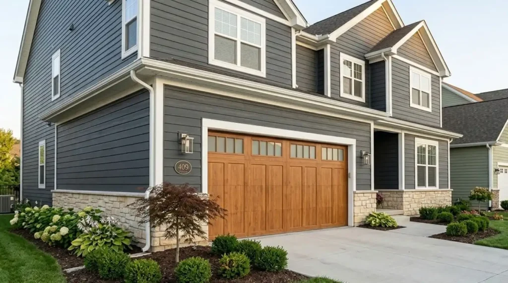 Residential wood garage door repair service in Murfreesboro TN