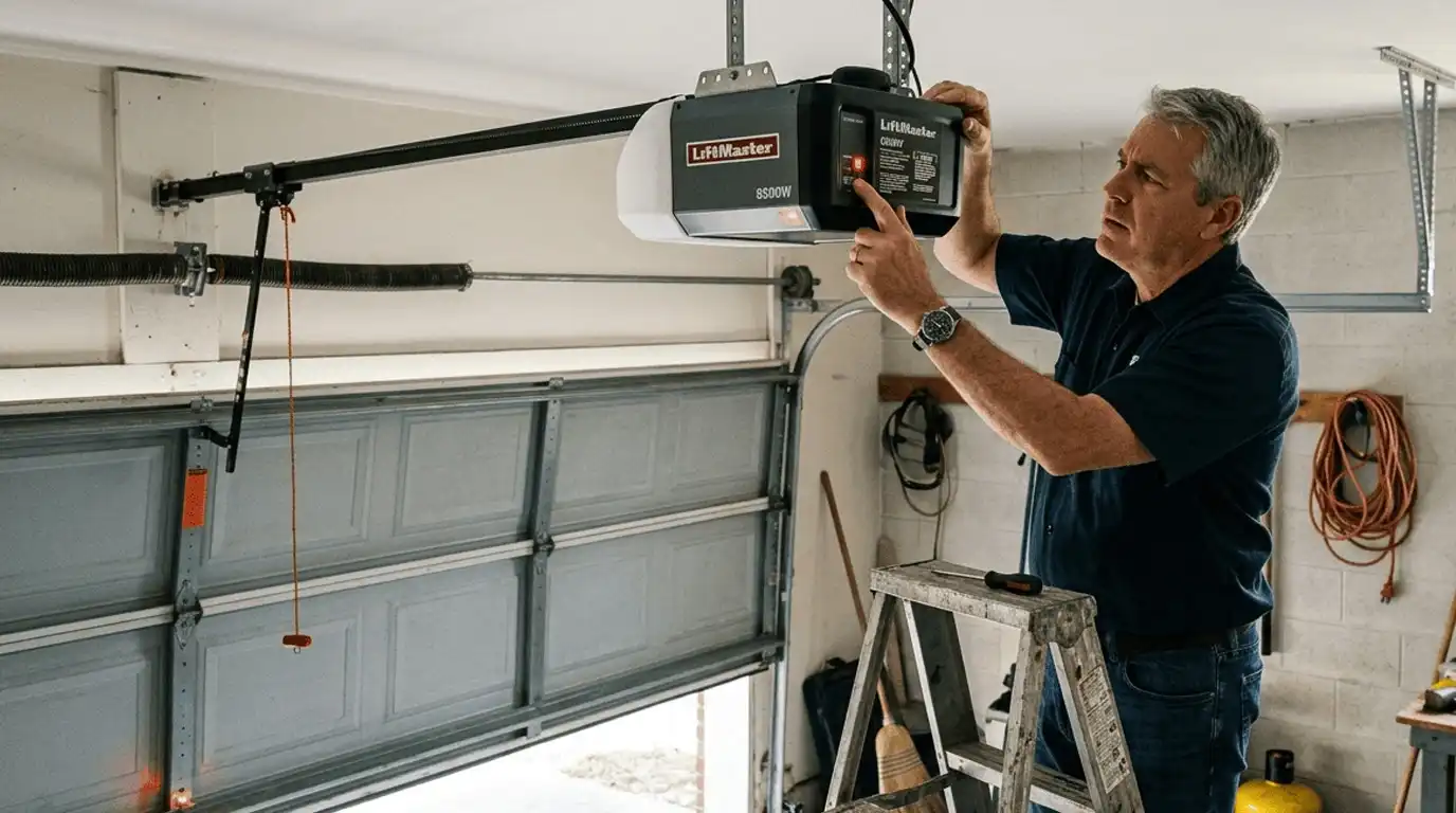Call a Professional for Garage Door Opener Reset Murfreesboro TN to inspect, troubleshoot, and safely reset a malfunctioning garage door opener.